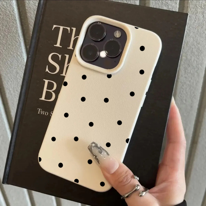 شخصية ins بسيطة لطيف منقطة جرا - مراجعة Phone Cases Polka Dot وسعره
