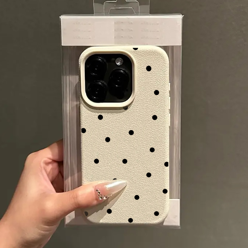 شخصية ins بسيطة لطيف منقطة جرا - مراجعة Phone Cases Polka Dot وسعره