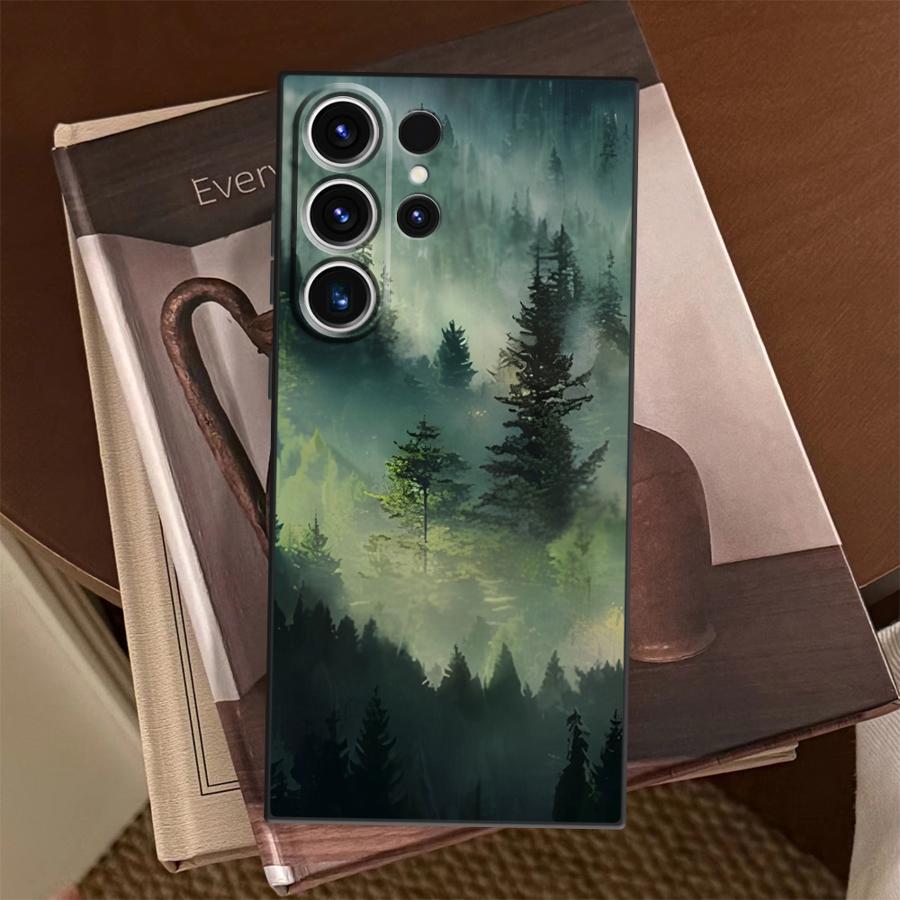 غطاء هاتف بتصميم ضباب الغابة ل - مراجعة Phone Cases Samsung S25 Fe وسعره