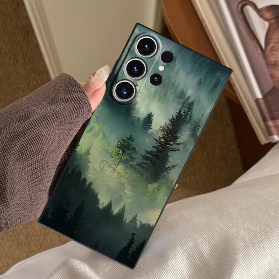 غطاء هاتف بتصميم ضباب الغابة ل - مراجعة Phone Cases Samsung S25 Fe وسعره