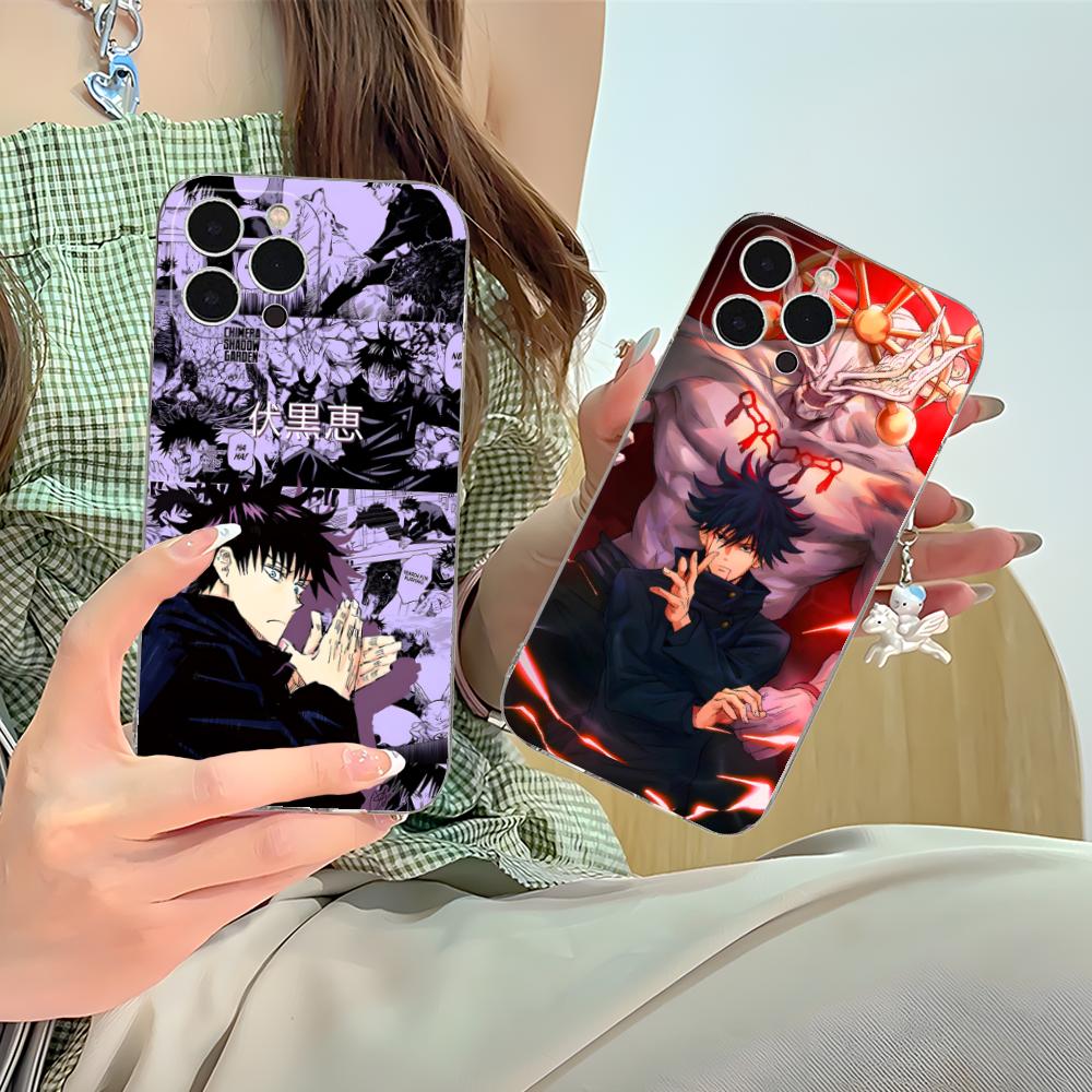 Jujutsu Kaisen Megumi قضية اله - مراجعة Phone Cases Jujutsu Kaisen وسعره