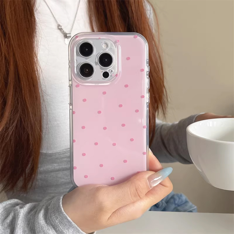 جراب هاتف كوري بتصميم بناتي بس - مراجعة Phone Cases Polka Dot وسعره