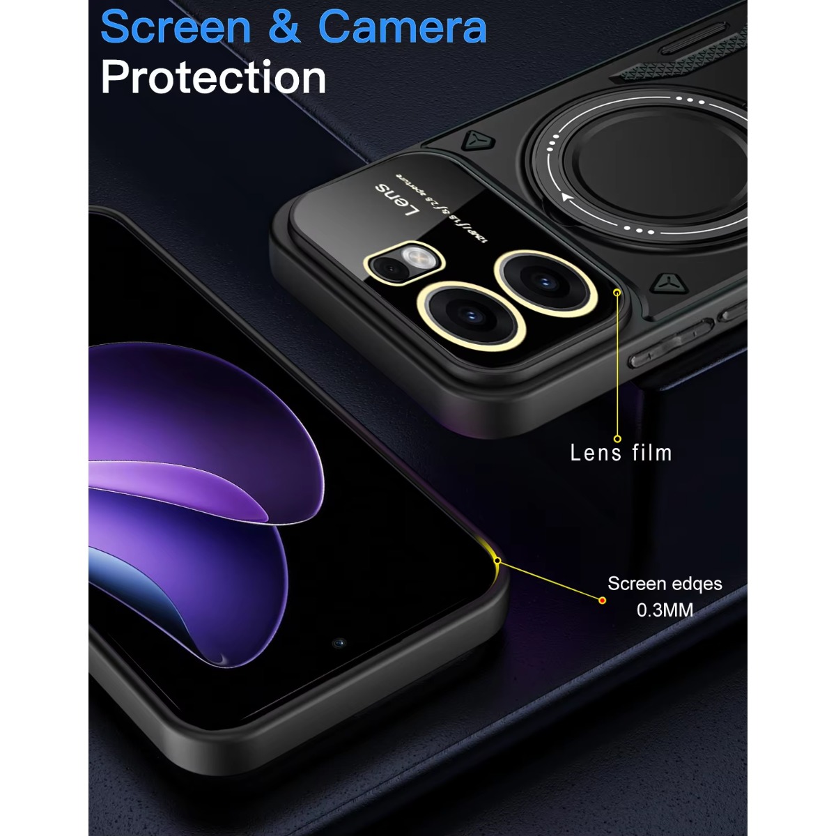 لهواتف أوبو رينو 15 و14 و13 و1 - مراجعة Camera Lens Protector وسعره