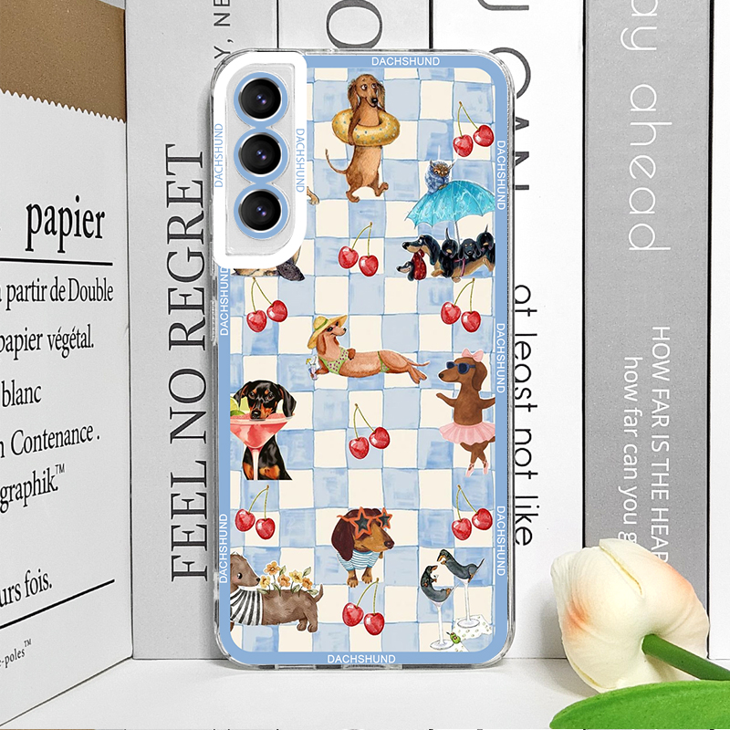 غطاء هاتف لطيف بتصميم كلب النق - مراجعة Phone Cases Samsung S25 Fe وسعره