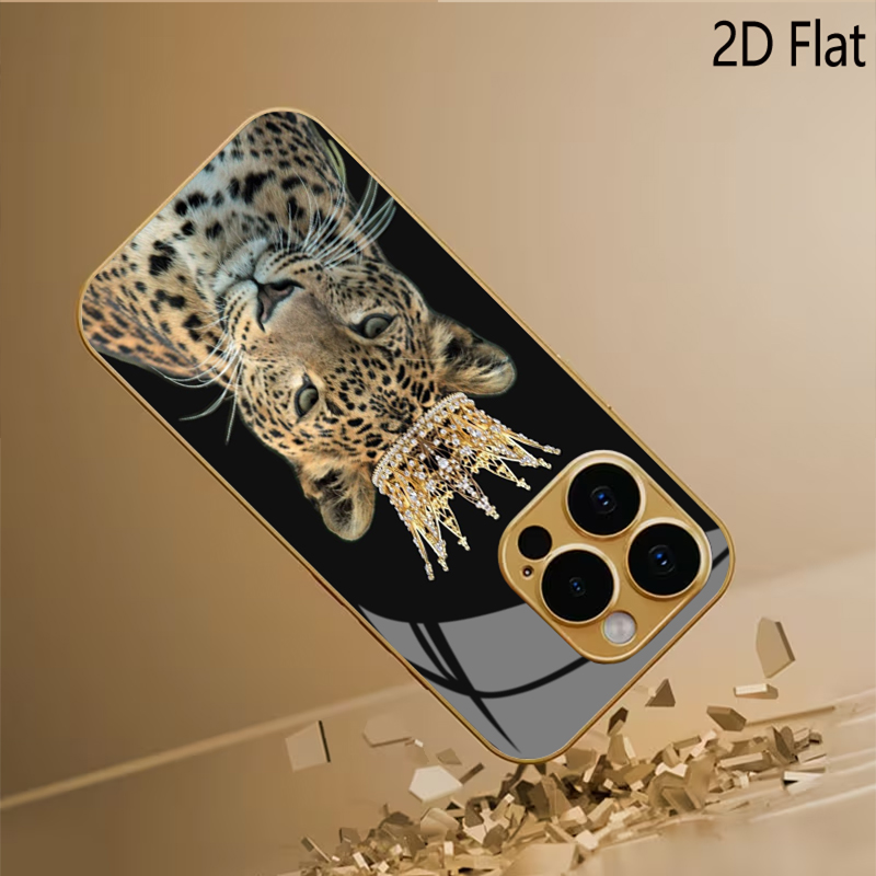 تصميم زجاج مقوى بنقشة الفهد له - مراجعة Phone Cases That Cover The Camera وسعره