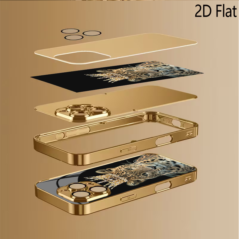 تصميم زجاج مقوى بنقشة الفهد له - مراجعة Phone Cases That Cover The Camera وسعره