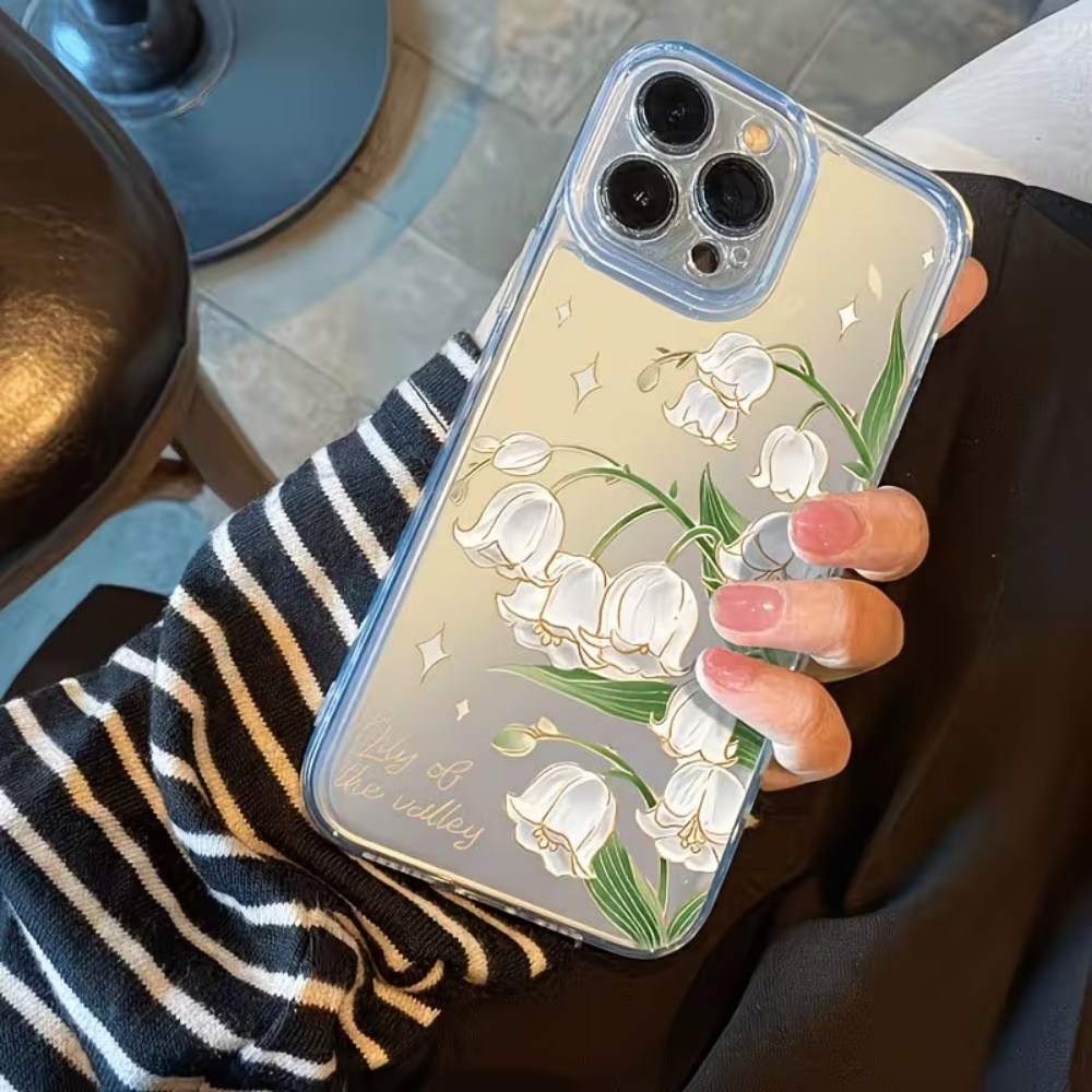 غطاء هاتف بتصميم زنبق الوادي ا - مراجعة Phone Cases That Cover The Camera وسعره