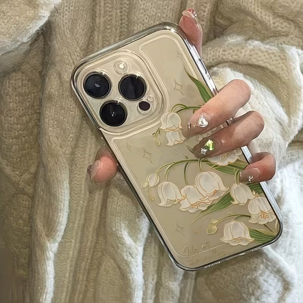 غطاء هاتف بتصميم زنبق الوادي ا - مراجعة Phone Cases That Cover The Camera وسعره