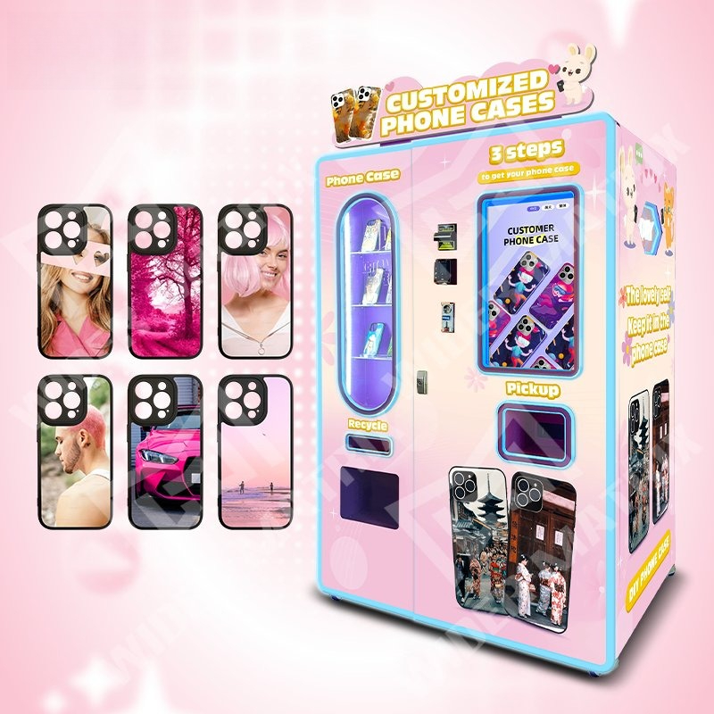 آلة صنع أغطية الهواتف ذاتية ال - مراجعة Phone Cases Vending Machine وسعره