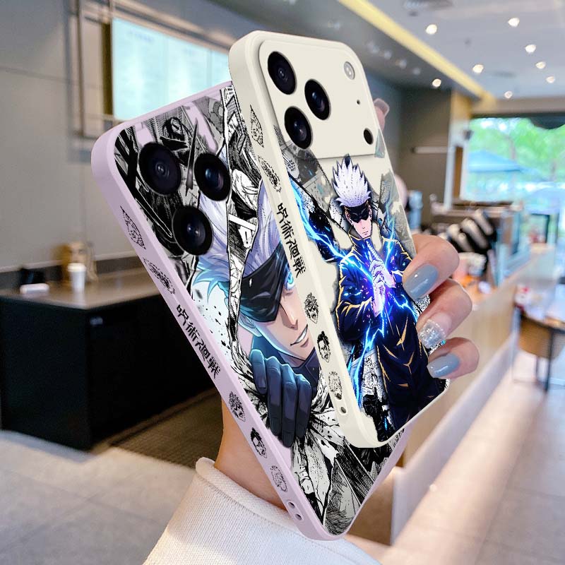غطاء هاتف سائل بتصميم غوجو سات - مراجعة Phone Cases Jujutsu Kaisen وسعره