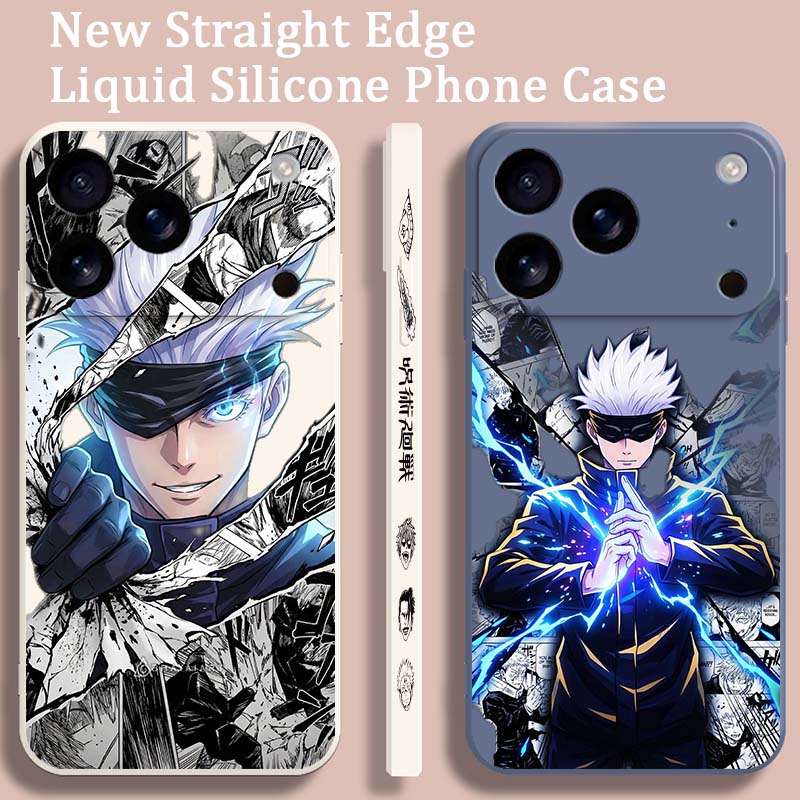 غطاء هاتف سائل بتصميم غوجو سات - مراجعة Phone Cases Jujutsu Kaisen وسعره