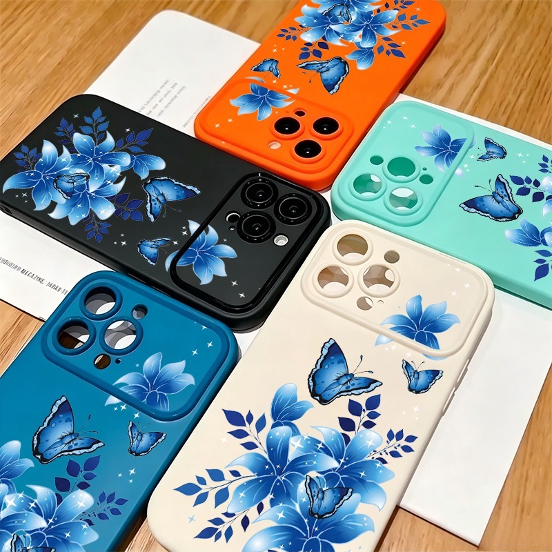 جراب هاتف بتصميم فراشة زرقاء و - مراجعة Phone Cases Unique وسعره