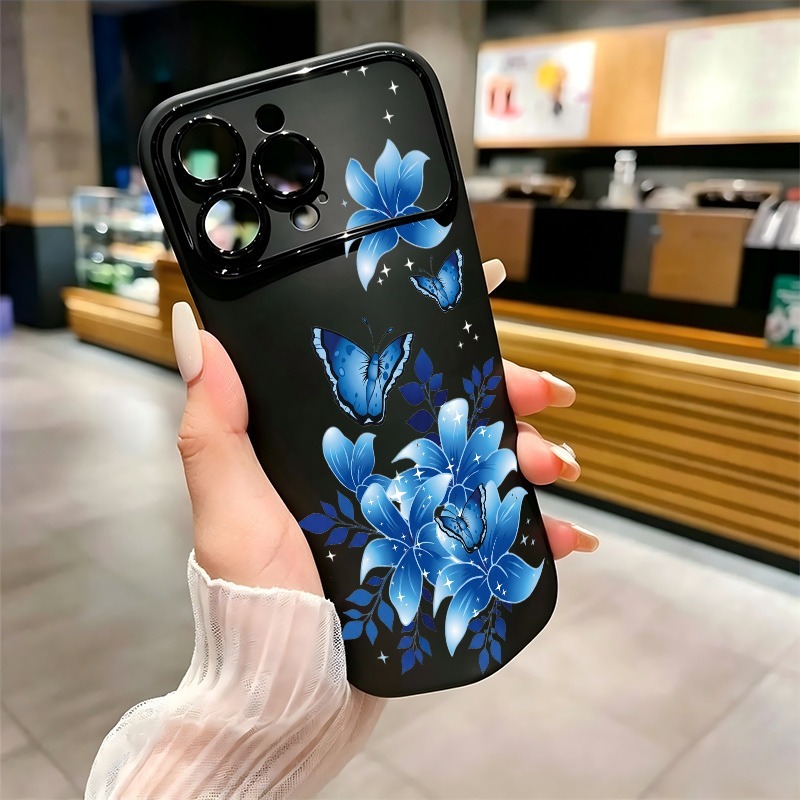 جراب هاتف بتصميم فراشة زرقاء و - مراجعة Phone Cases Unique وسعره