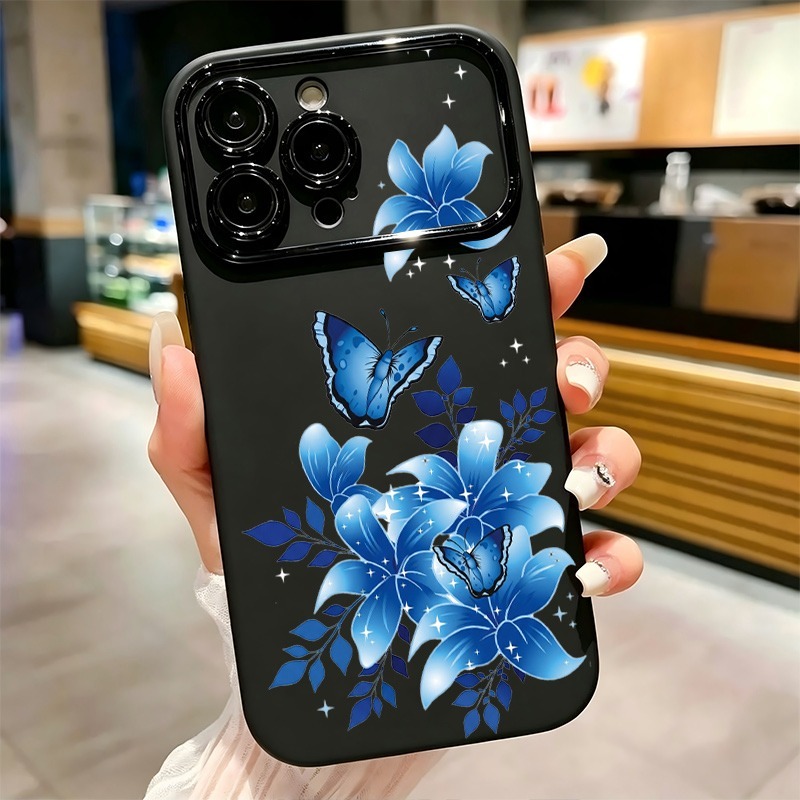 جراب هاتف بتصميم فراشة زرقاء و - مراجعة Phone Cases Unique وسعره