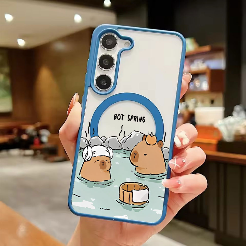 غطاء هاتف مغناطيسي شفاف ملون ل - مراجعة Phone Cases Samsung S25 Fe وسعره