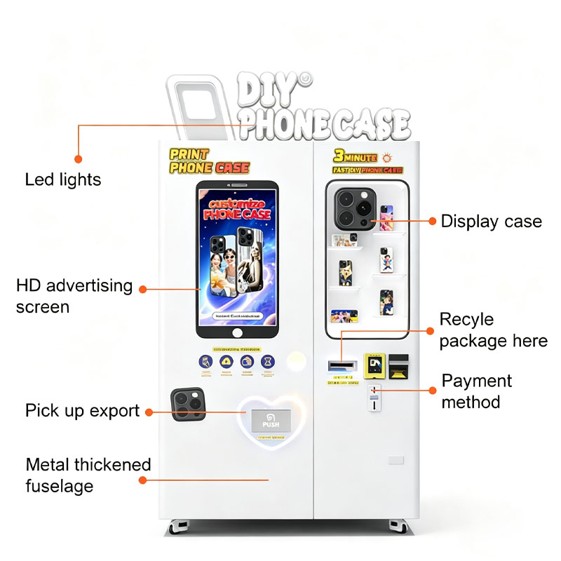 ماكينة بيع أغطية الهواتف الأوت - مراجعة Phone Cases Vending Machine وسعره