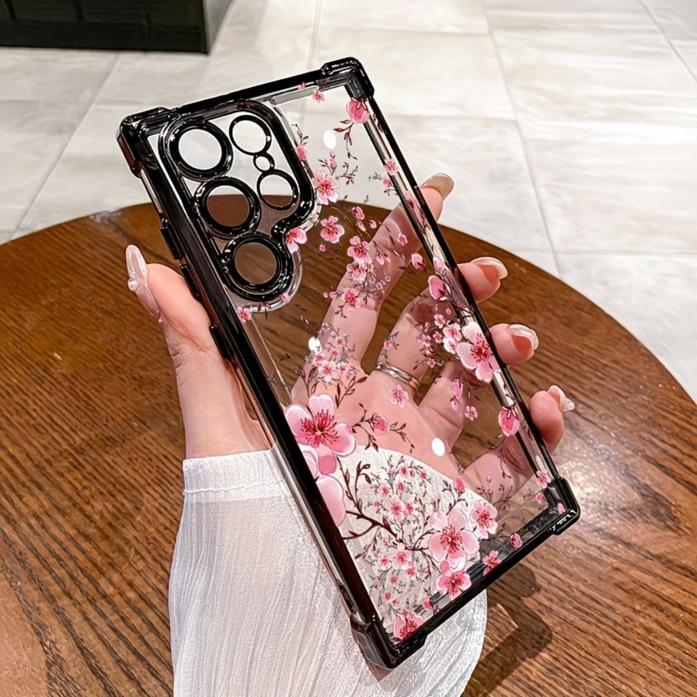 غطاء هاتف مطلي بزهر الكرز مضاد - مراجعة Phone Cases Samsung S25 Fe وسعره