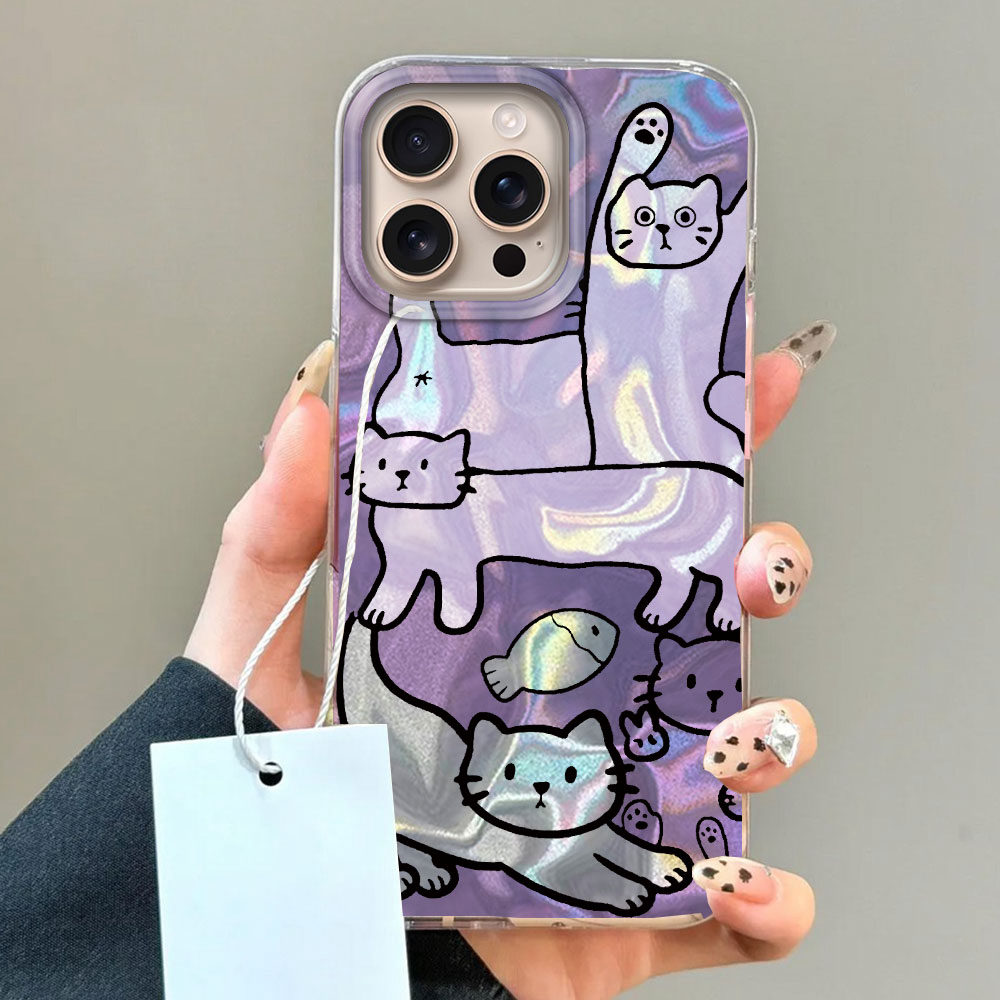 الأرجواني خط القط الأسماك المي - مراجعة Phone Cases Best وسعره
