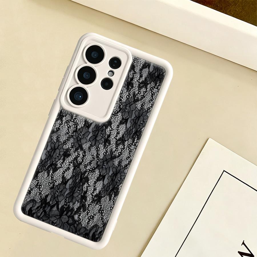 غطاء هاتف بنمط دانتيل إبداعي ل - مراجعة Phone Cases Samsung S25 Fe وسعره