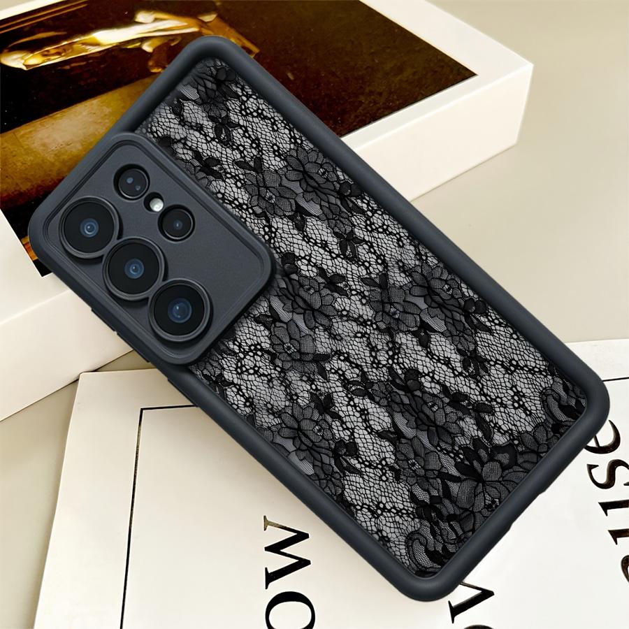 غطاء هاتف بنمط دانتيل إبداعي ل - مراجعة Phone Cases Samsung S25 Fe وسعره
